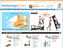 Tablet Screenshot of destockage-fitness.com